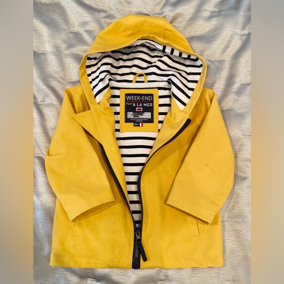 Weekend a la mer Other - WEEKEND A LA MER Hooded Raincoat, sailor style with fish decor